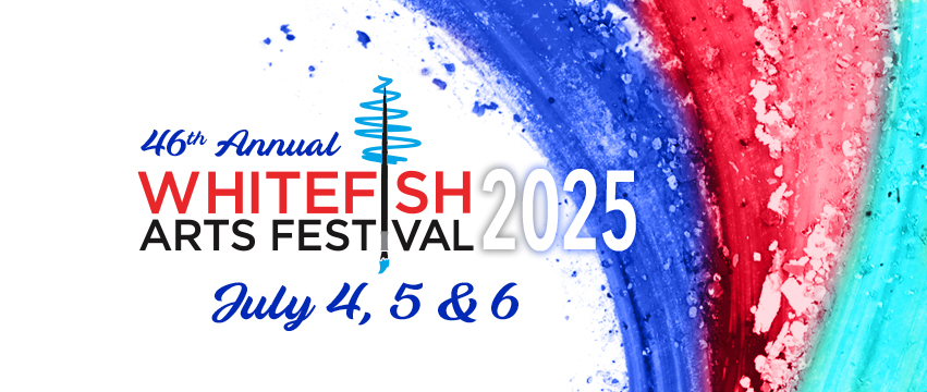 Logo for Whitefish Arts Festival 2025 - 46th Annual