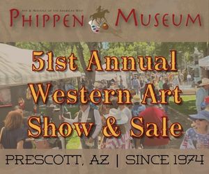 Logo for Phippen Museum 51st Western Art Show & Sale 2025