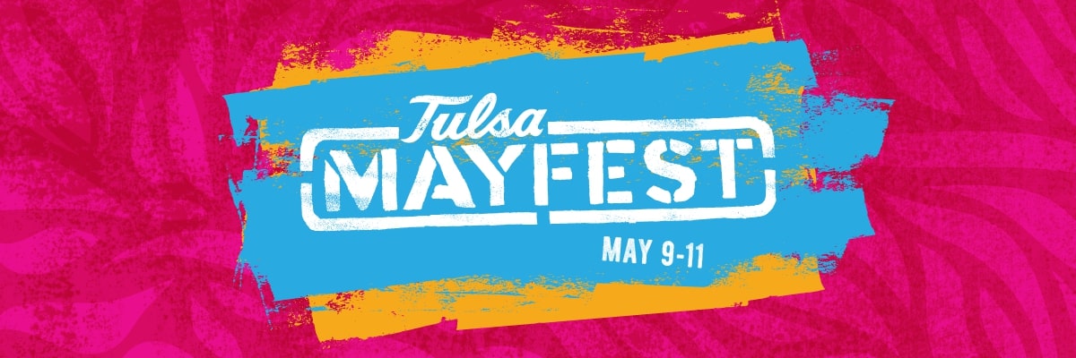 Logo for Tulsa Mayfest 2025