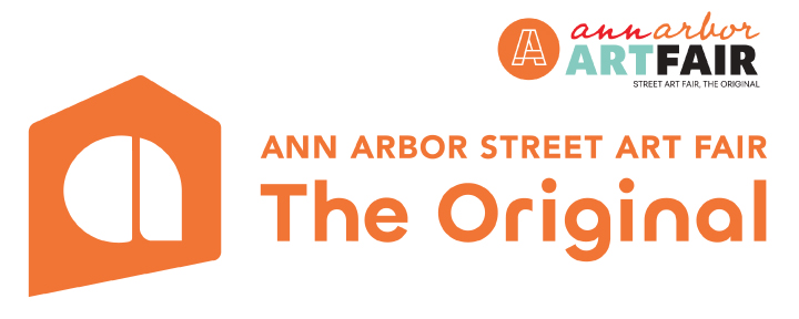 Logo for Ann Arbor Street Art Fair, The Original 2025
