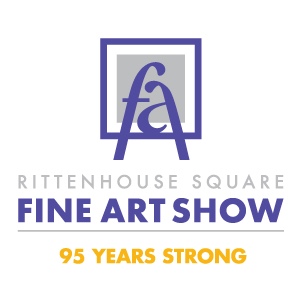 Logo for Rittenhouse Square Fine Art Show - Student Application, Sept 2025