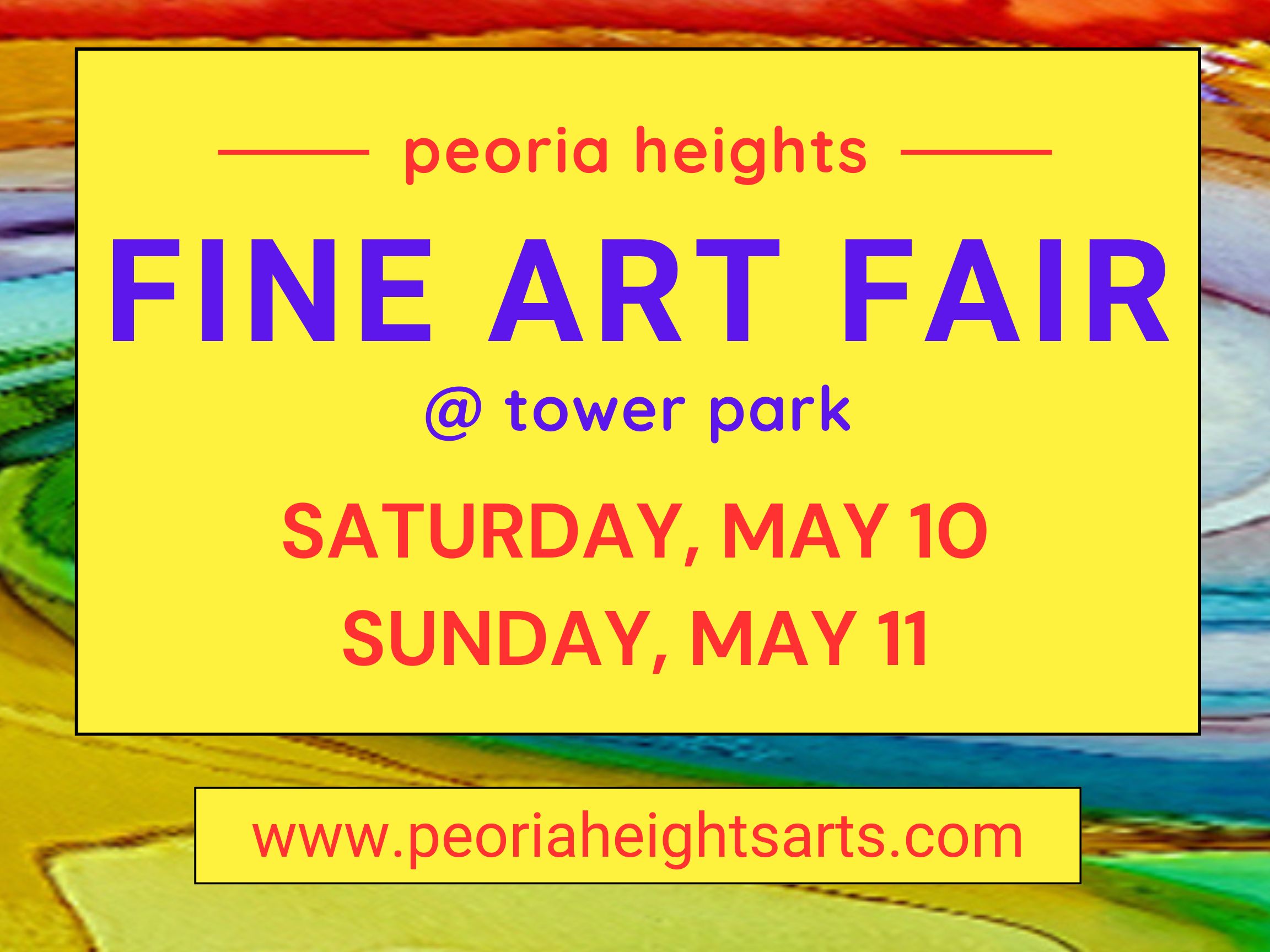 Logo for Peoria Heights Fine Art Fair 2025