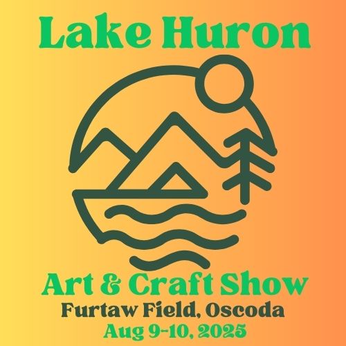 Logo for Lake Huron Arts and Crafts Show, Aug 10-11 2025