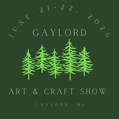 Logo for Downtown Gaylord June Art & Craft show June 21-22, 2025