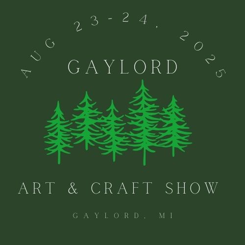 Logo for Downtown Gaylord August Art & Craft Show 2025 - August 23-24