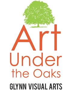 Logo for Art Under the Oaks 2025
