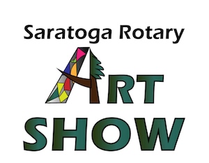Logo for Rotary Club of Saratoga Art Show 2025