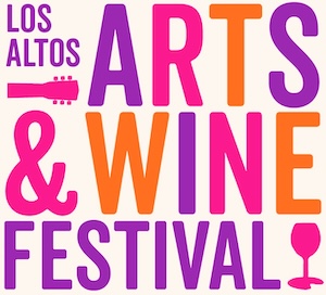 Logo for Los Altos Arts & Wine Festival 2025