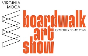 Logo for Virginia MOCA 69th Annual Boardwalk Art Show 2025
