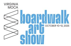 Logo for Virginia MOCA 69th Annual Boardwalk Art Show 2025