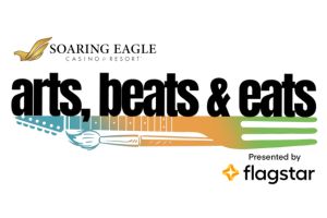 Logo for Arts, Beats & Eats 2025