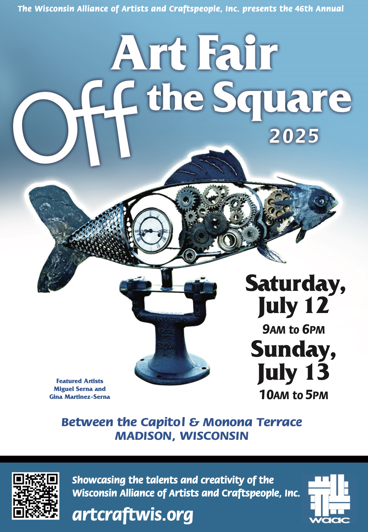 Logo for Art Fair Off the Square 2025 - Madison, WI - 46th Annual