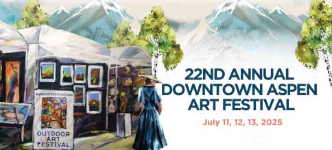 Logo for Downtown Aspen Art Festival (Aspen, CO) 22nd Annual July 2025 Howard Alan Events
