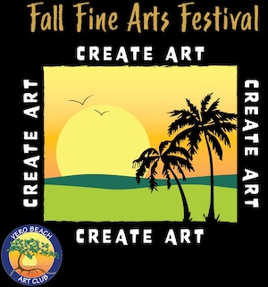Logo for The Fall Fine Arts Festival (Located at Pointe West Heritage Park in Vero Beach, FL)