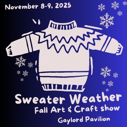 Logo for Gaylord Sweater Weather Art & Craft Show 2025 - November 8-9