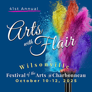 Logo for Wilsonville Festival of the Arts @ Charbonneau 2025