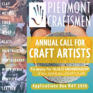 Logo for Piedmont Craftsmen's Fair 2025 - 62nd Annual