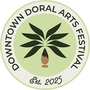 Logo for Downtown Doral Art Festival 2025 - Florida