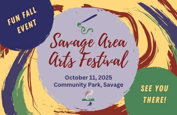 Logo for Savage Area Arts Festival 2025
