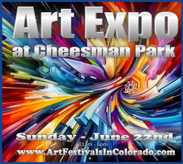 Logo for Art Expo at Cheesman Park 2025