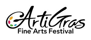 Logo for ArtiGras Fine Arts Festival 2026
