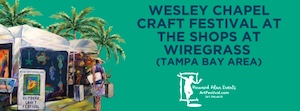 Logo for Wesley Chapel Craft Festival at the Shops at Wiregrass October 2025 2nd Annual Tampa Bay