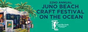 Logo for Juno Beach Craft Festival on the Ocean Juno Beach, FL: 23rd Annual November 2025 ACE