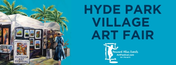 Logo for Hyde Park Village Art Fair (Tampa, FL) 35th Annual, Howard Alan Events October 2025