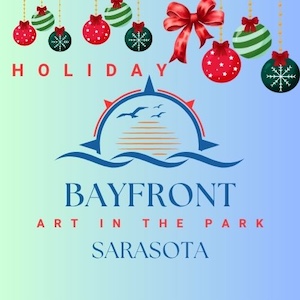 Logo for Downtown Sarasota Bayfront Art in the Park 2025 - Holiday Dec 6/7