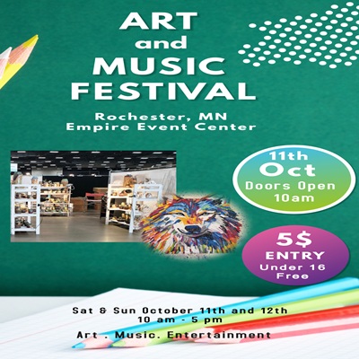 Logo for Rochester Fall Art Festival 2025