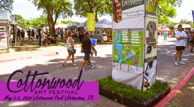 Logo for Cottonwood Art Festival Spring 2026