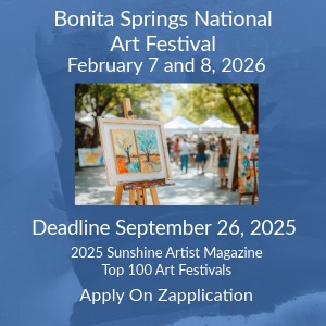 Logo for Bonita Springs National Art Festival 2026 (SHOW 2)