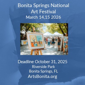 Logo for Bonita Springs National Art Festival 2026 (SHOW 3)