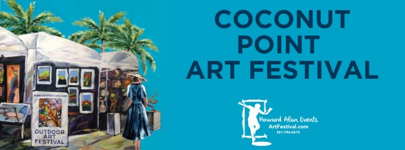 Logo for Coconut Point Art Fair 20th Anniversary: February 2026 (Estero, FL) Howard Alan Events