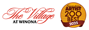 Logo for The Village at Winona Art Fair 2026