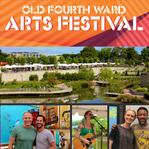 Logo for Old Fourth Ward SPRING Arts Festival:(14th Annual) 2026, Historic Fourth Ward Park, Atlanta, Ga