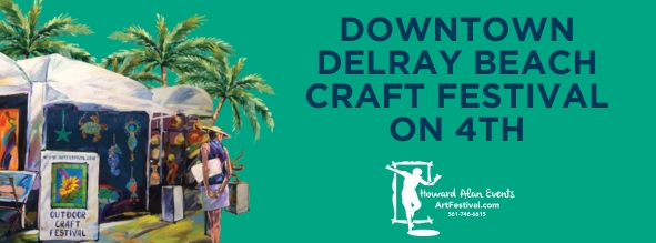 Logo for Downtown Delray Beach Craft Festival on 4th: February 2026 6th Annual American Craft Endeavors