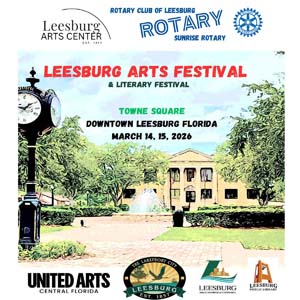 Logo for ROTARY Leesburg Arts Festival 2026