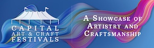 Logo for Capital Art and Craft Festival – Spring 2026