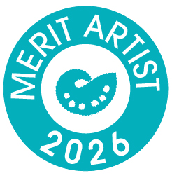 Logo for "Standing Out" Merit Artists Show 2025