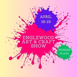 Logo for Downtown Englewood Art & Craft Show April 18-19, 2026