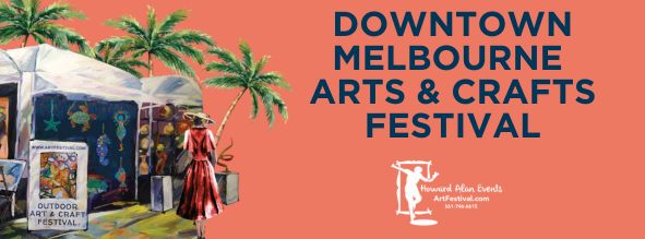 Logo for Downtown Melbourne Arts and Crafts Festival February 2026 Melbourne, FL American Craft Endeavors