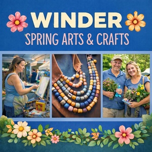 Logo for Winder Spring Arts and Craft Festival 2026 (1st Annual), Winder, GA