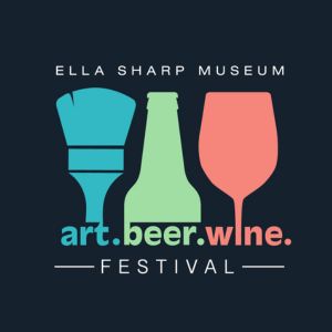 Logo for The Ella Sharp Museum's 21st Annual Art, Beer and Wine Festival 2026
