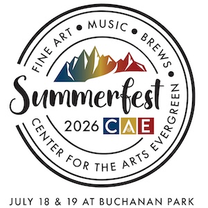 Logo for Center for the Arts Evergreen Summerfest 2026