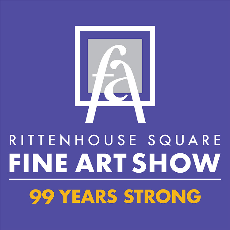 Logo for Rittenhouse Square Fine Art Show - 99th Annual, June 2026