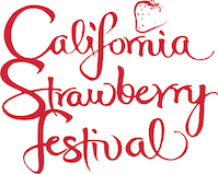 Logo for California Strawberry Festival 2026
