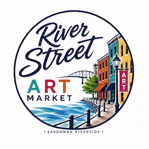Logo for Savannah River Street Art Market 2026 (Labor day weekend)