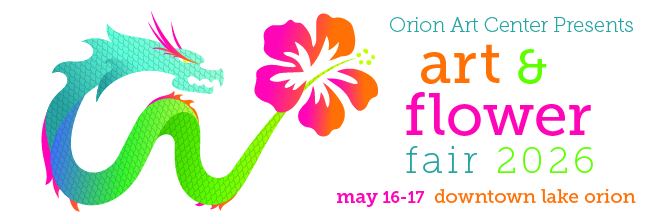 Logo for Lake Orion Art & Flower Fair 2026