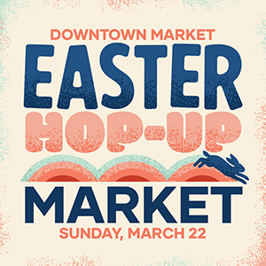 Logo for Easter HOP-Up Market 2026